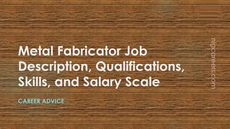 what skills do you need to be a metal fabricator|metal fabricator job description.